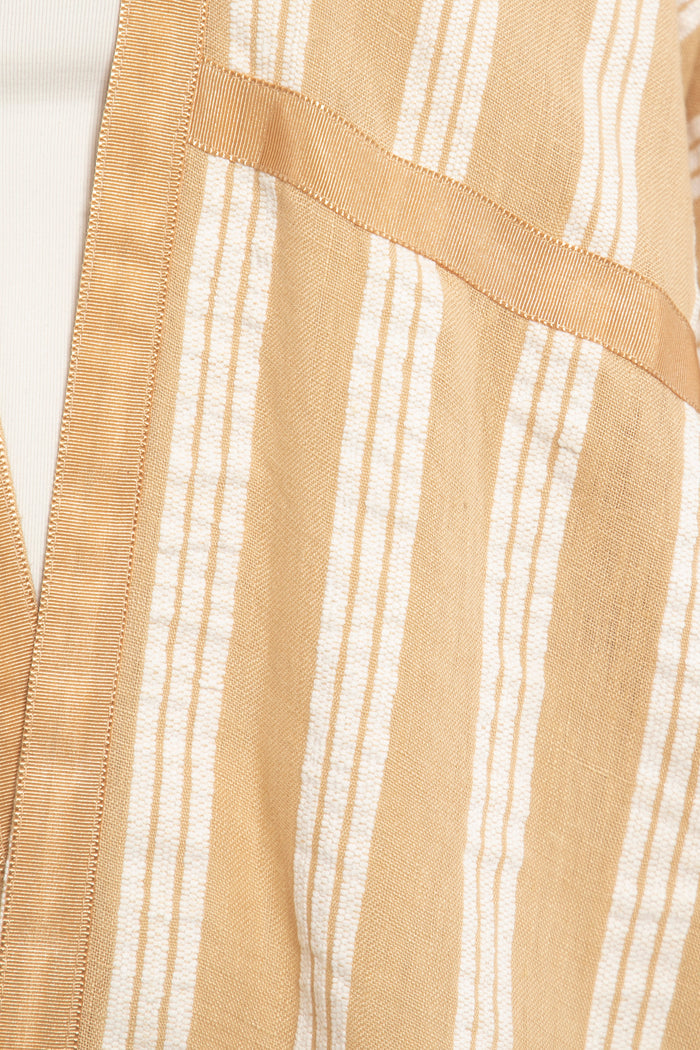Moghrabieh Linen Beige Abaya