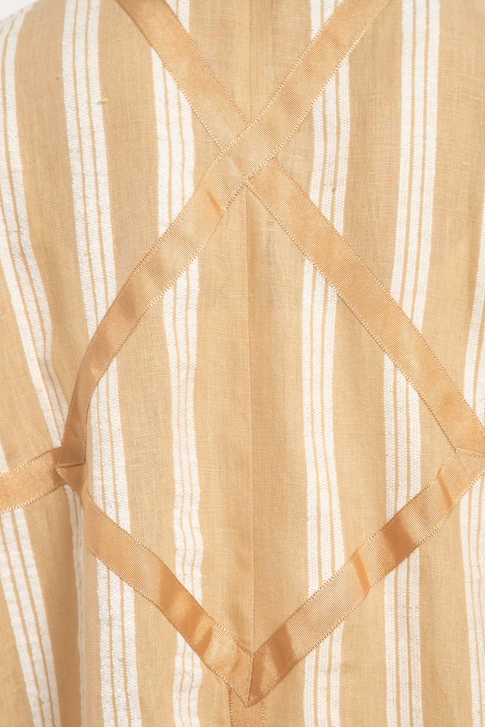 Moghrabieh Linen Beige Abaya