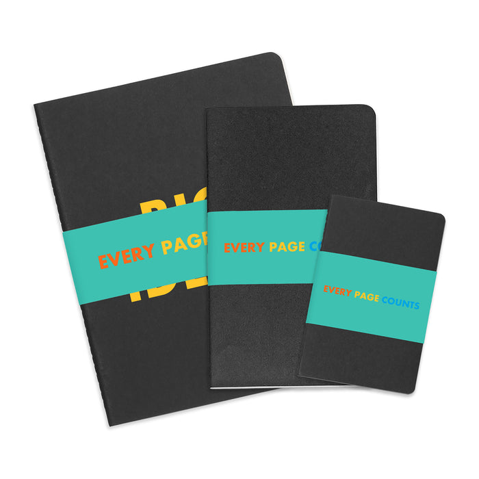 Moleskine® Assorted Cahier and GO Pen Gift Set