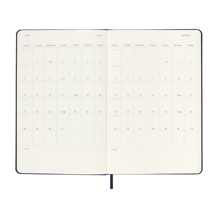 Moleskine® Hard Cover Large 12-Month Daily 2026 Planner