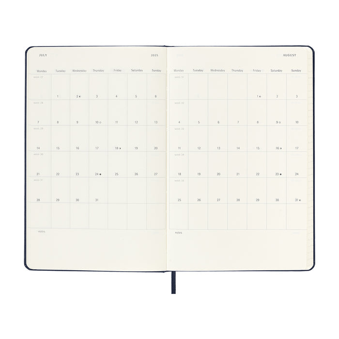 Moleskine® Hard Cover Large 12-Month Daily 2026 Planner