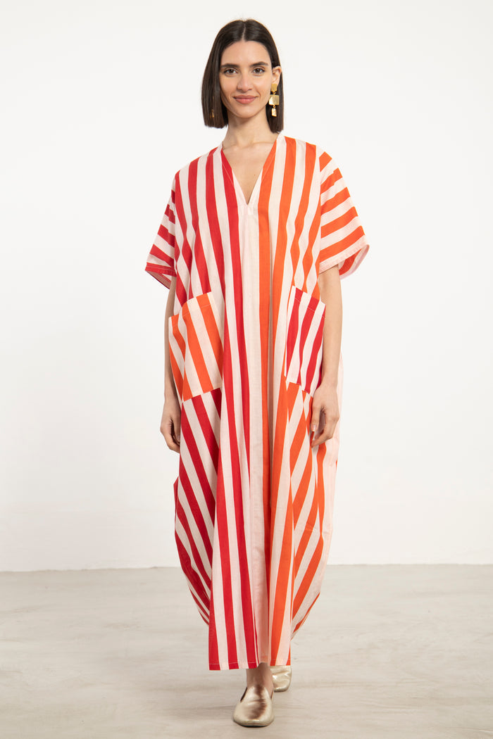 Moulouk Cotton Multicolor Striped Jellaba