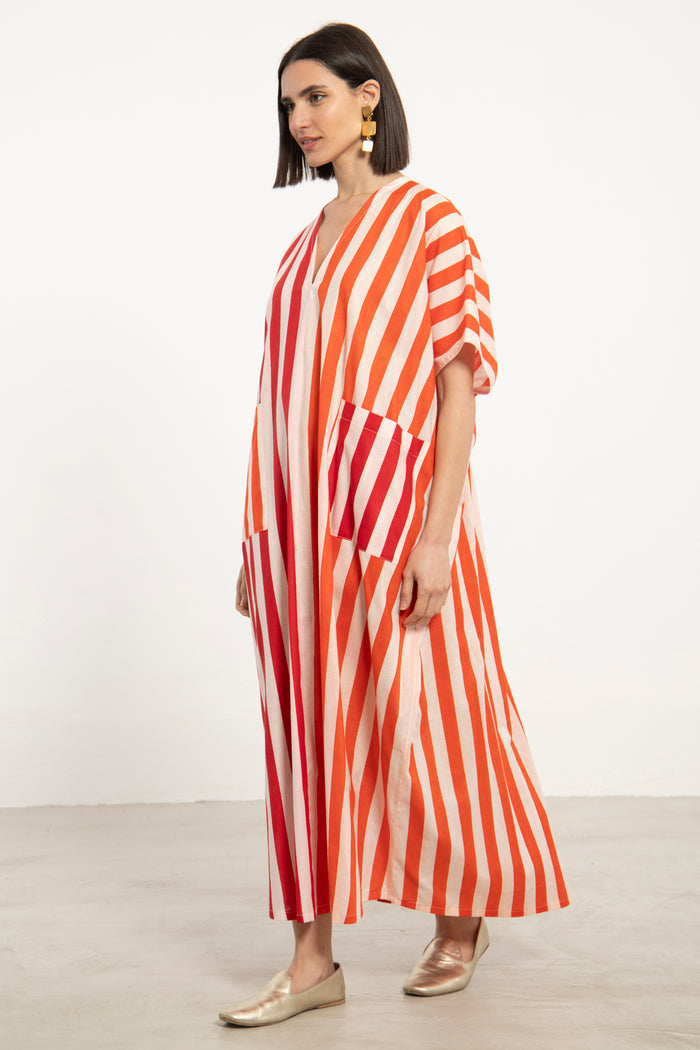Moulouk Cotton Multicolor Striped Jellaba