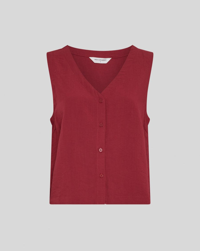 MSCH Daria SL Shirt Rhubarb Melange