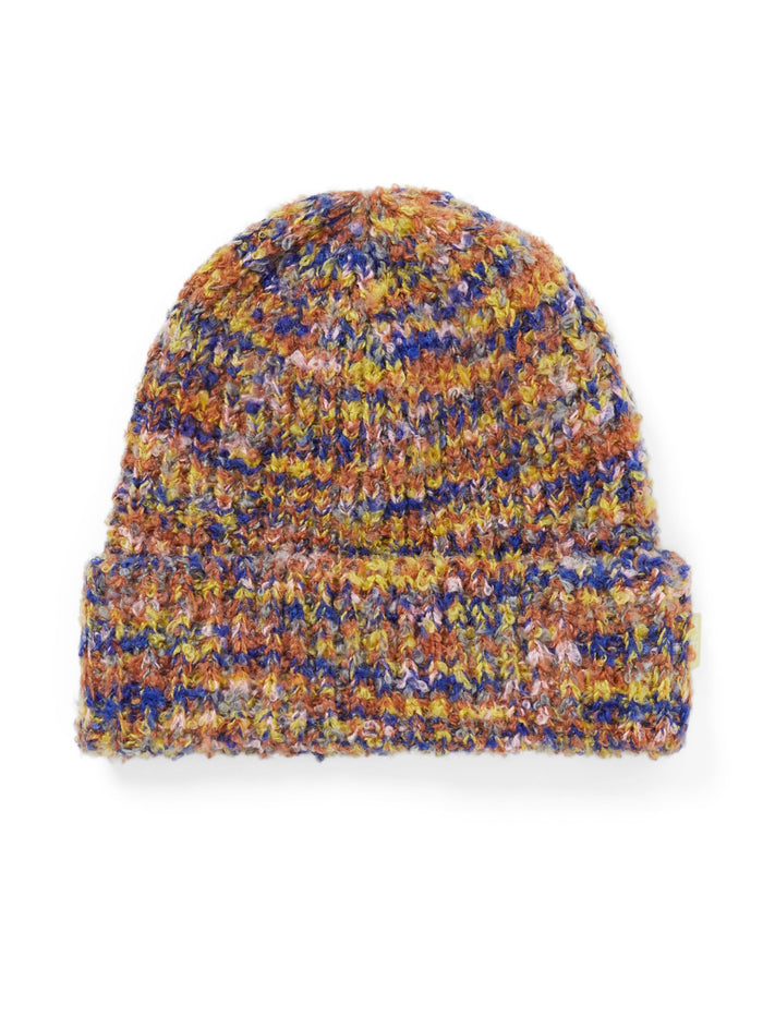 Multicolor Boucle Beanie