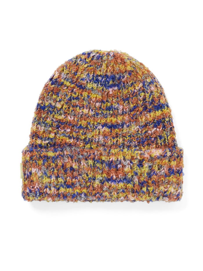 Multicolor Boucle Beanie