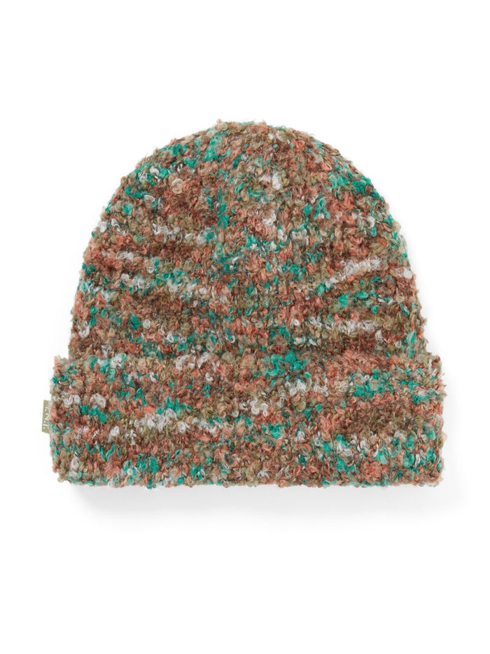 Multicolor Boucle Beanie