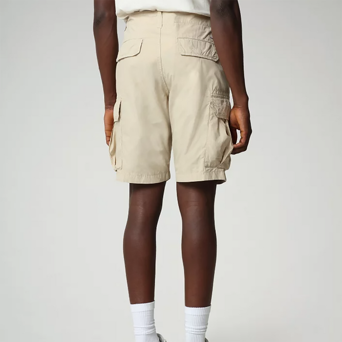 Napapijri - Noto 4 Cargo Shorts in Natural Beige - Nigel Clare