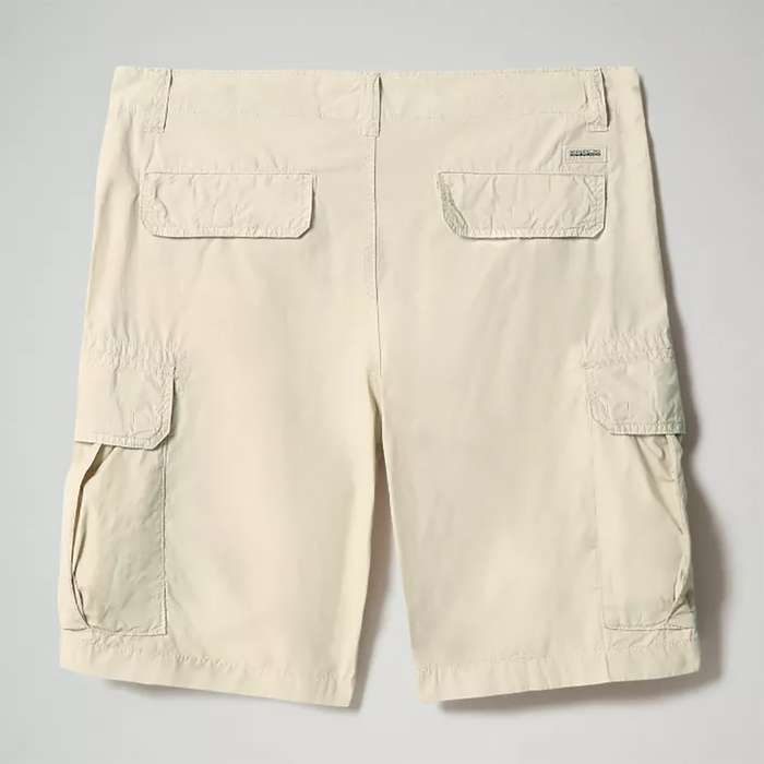 Napapijri - Noto 4 Cargo Shorts in Natural Beige - Nigel Clare