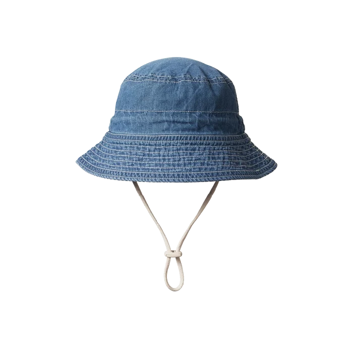 Nature Baby - Bucket Sunhat Chambray - Sky
