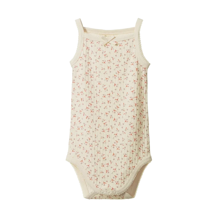 Nature Baby - Camisole Bodysuit Pointelle - Dandelion