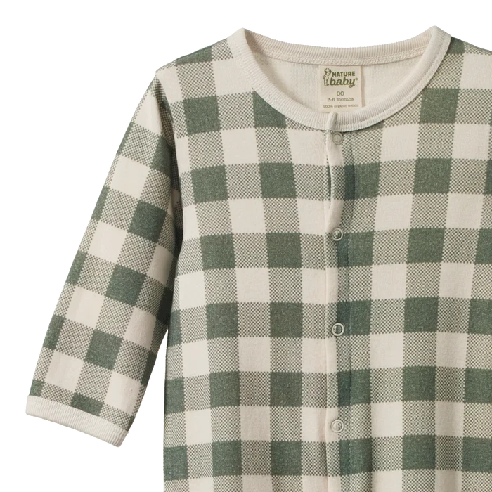 Nature Baby - Cotton Stretch & Grow - Crispin Check