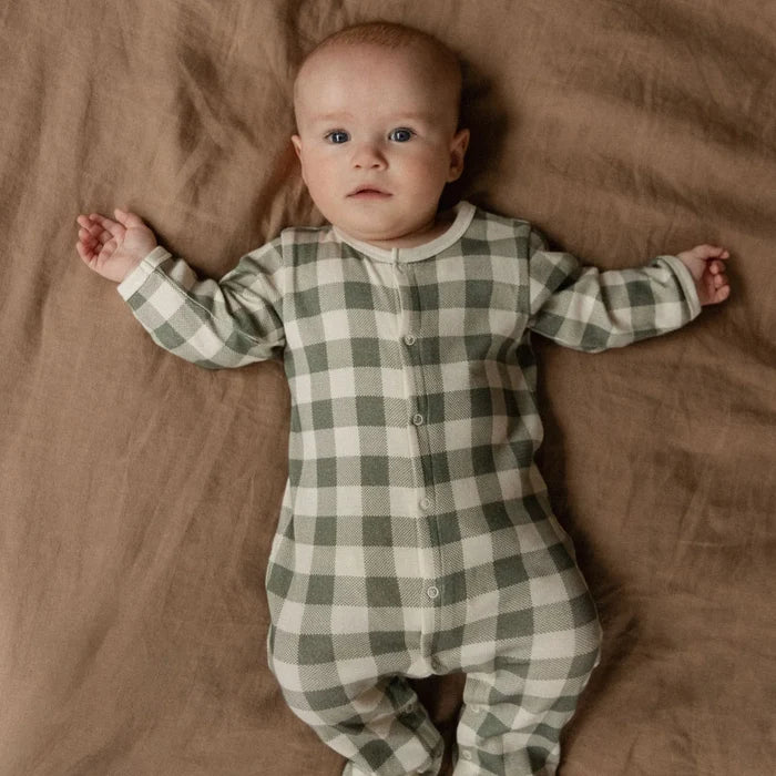 Nature Baby - Cotton Stretch & Grow - Crispin Check