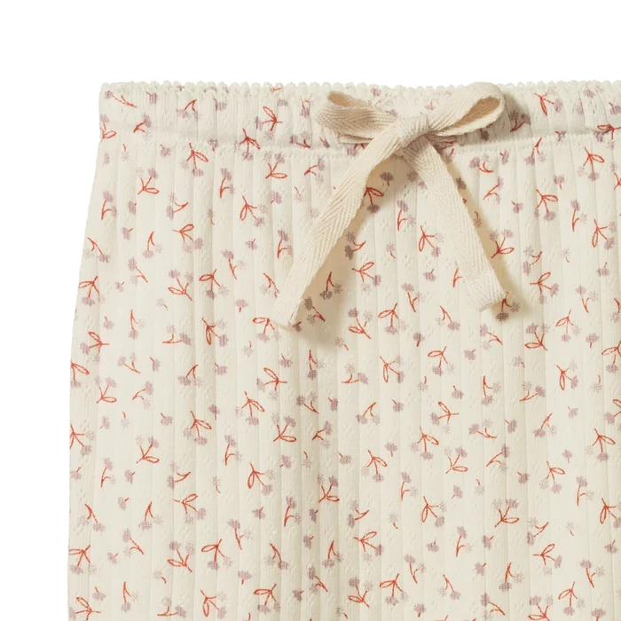 Nature Baby - Footed Rompers Pointelle - Dandelion