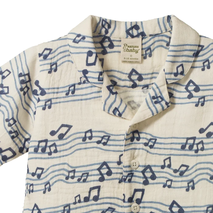Nature Baby - Guthrie Shirt Muslin - Rhythm