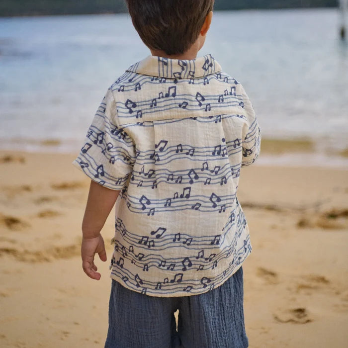 Nature Baby - Guthrie Shirt Muslin - Rhythm