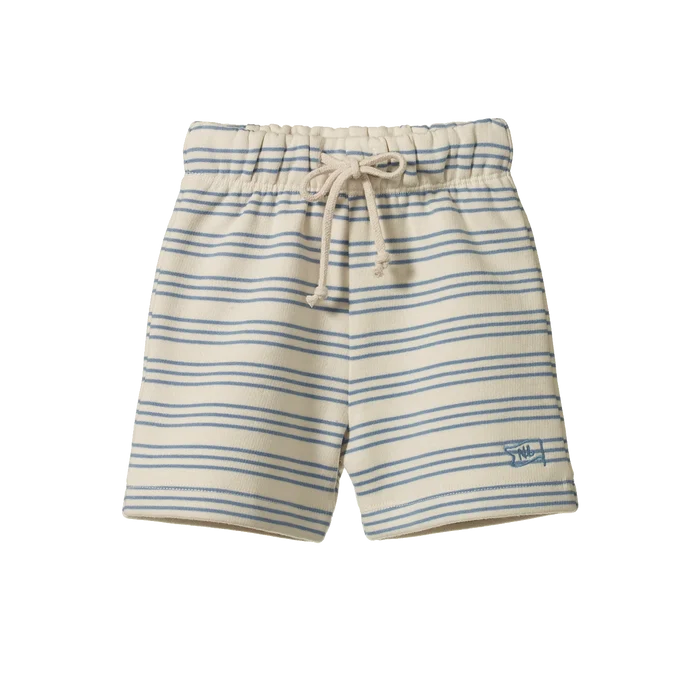 Nature Baby - Jimmy Shorts Sweatshirting Stipe Trio