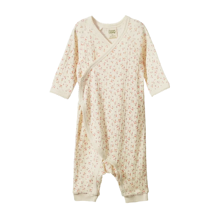 Nature Baby - Kimono Stretch & Grow Pointelle - Dandelion
