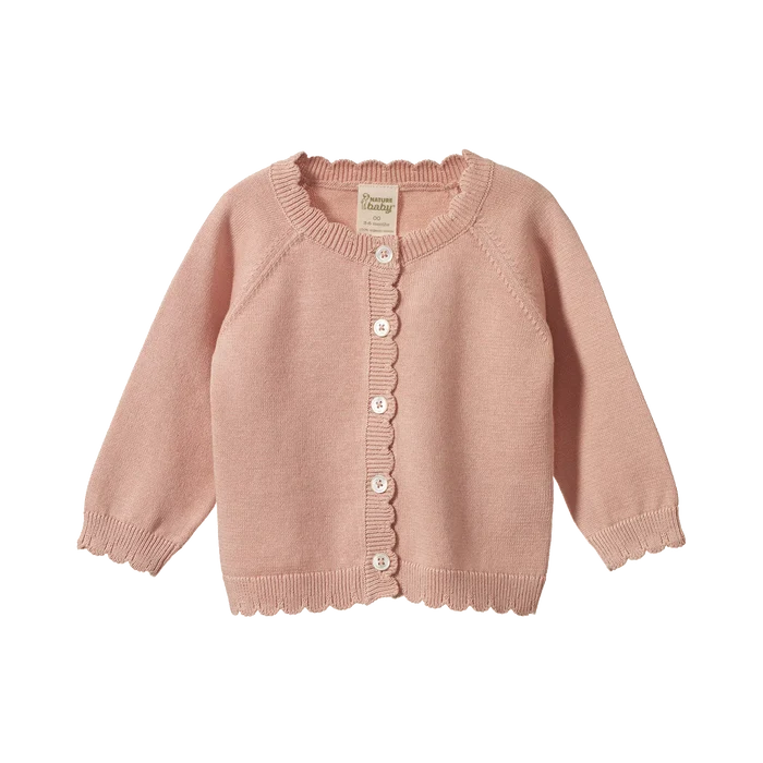 Nature Baby - Liliette Cardigan - Rose Dust