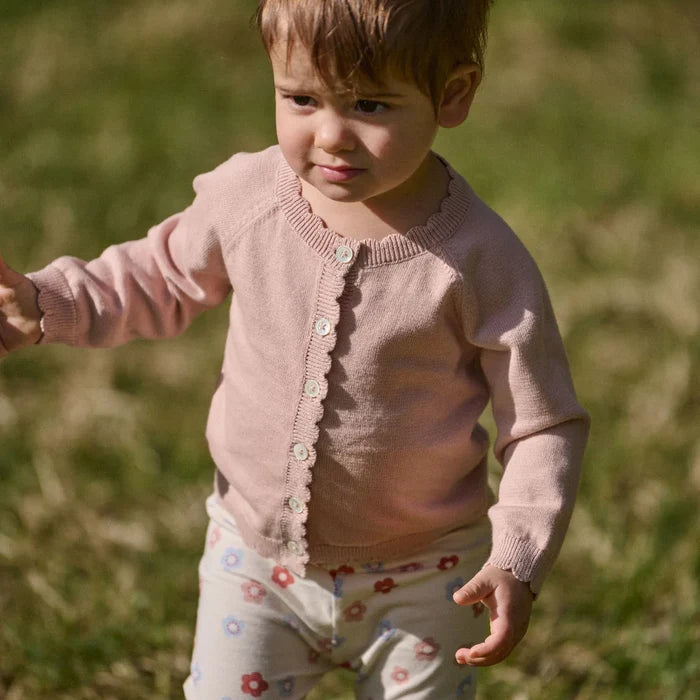 Nature Baby - Liliette Cardigan - Rose Dust