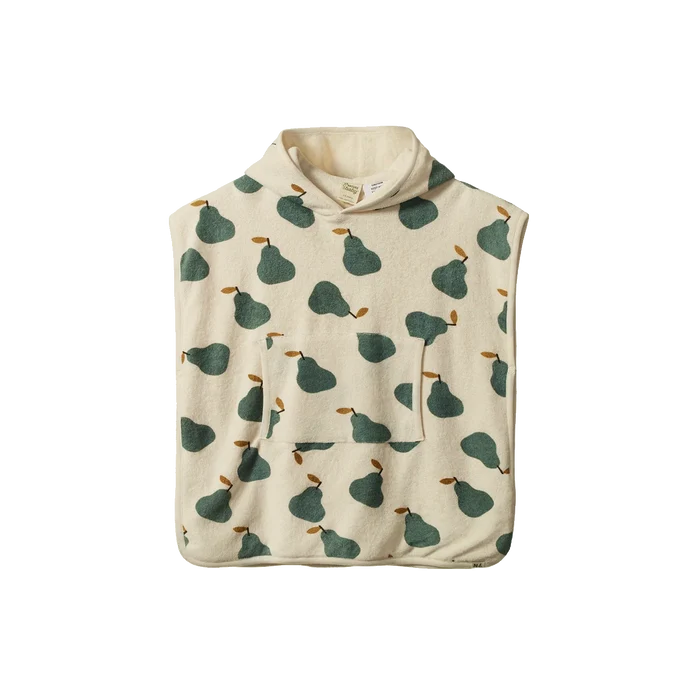 Nature Baby - Poncho Towel - Pear