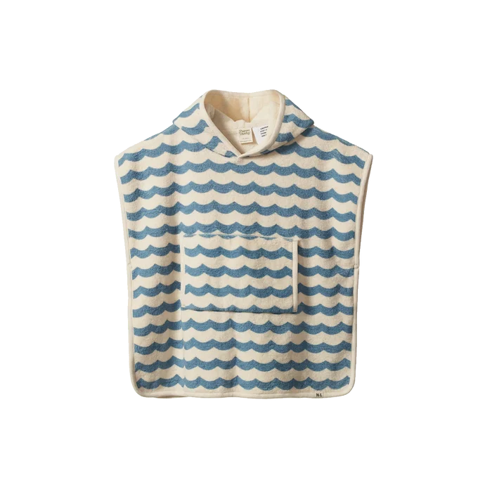Nature Baby - Poncho Towel - Waves