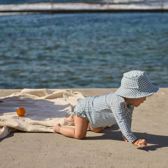 Nature Baby - Splash Top - Blue Gingham