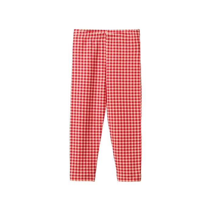 Nature Baby Leggings - Red Gingham