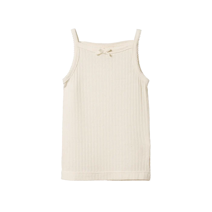 Nature Baby Merr Ess Camisole Pointelle - Natural