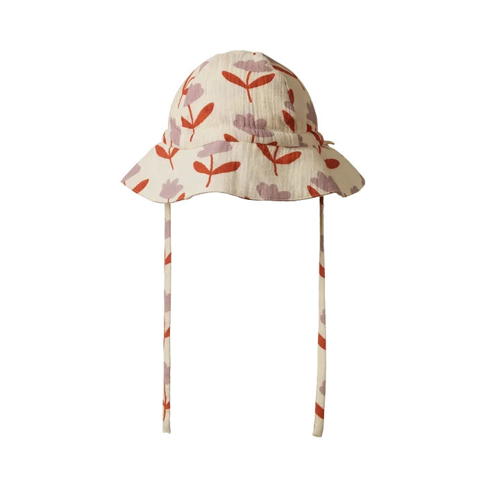 Nature Baby Muslin Sunhat - Fleurette Print