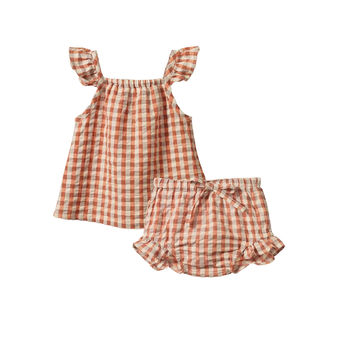 Nature Baby Petal Set - Dandelion Gingham