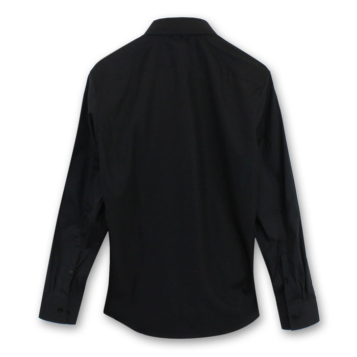 Neil Barrett - Fair-Isle Thunderbolt Shirt in Black - Nigel Clare