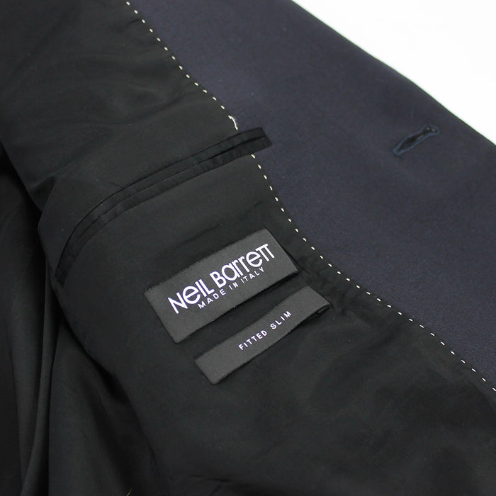 Neil Barrett - Fitted Slim Suit in Navy - Nigel Clare