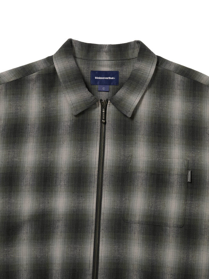 Nep Check Zip Shirt