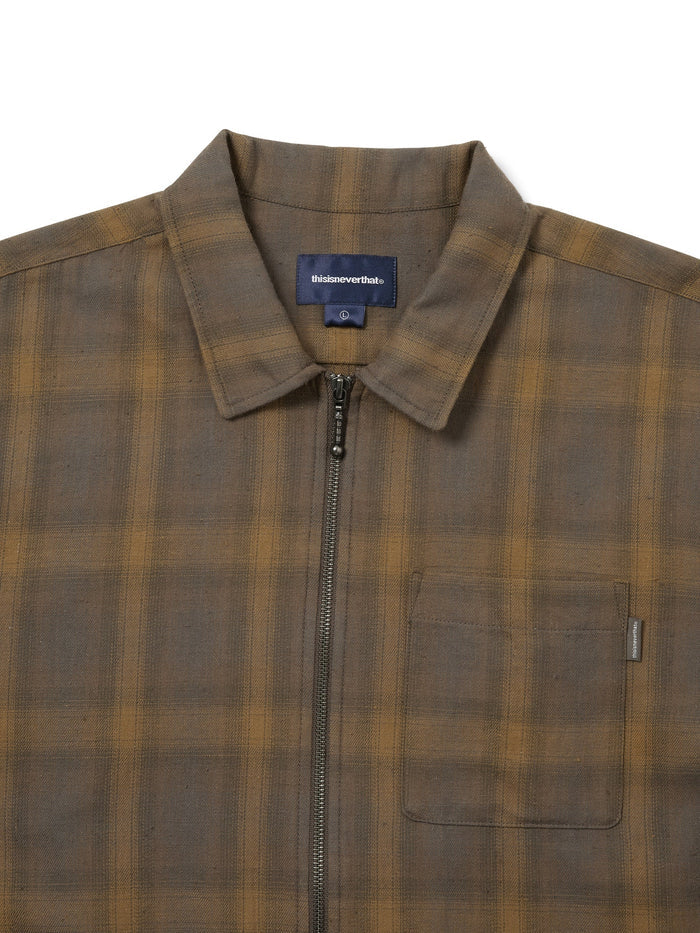 Nep Check Zip Shirt