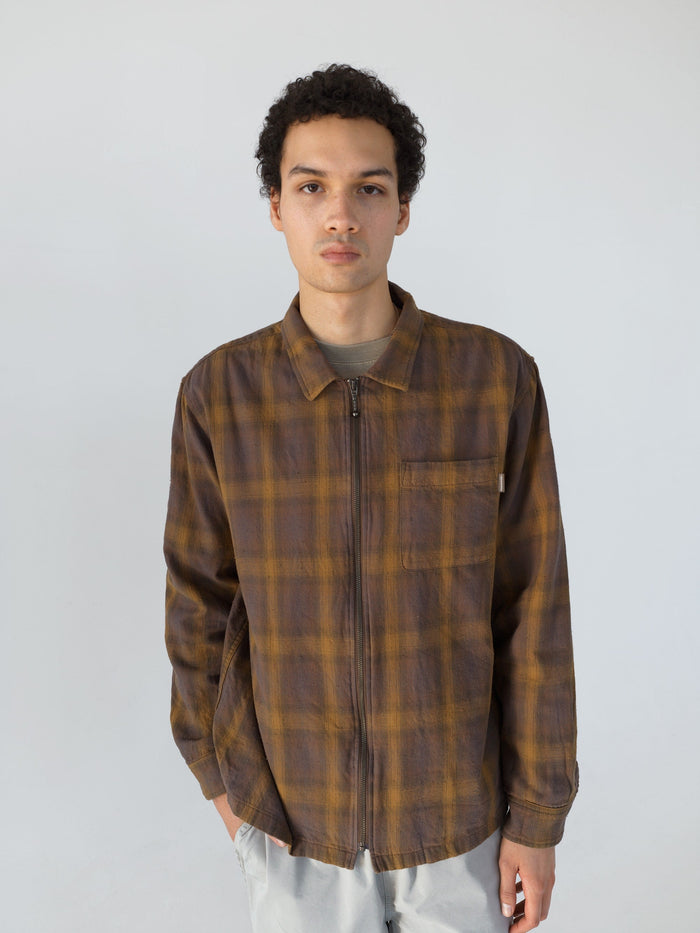 Nep Check Zip Shirt