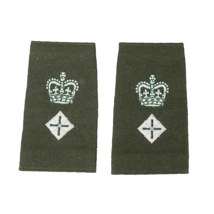 New Zealand Army Lieutenant Colonel Dacron Rank Slides - New Zealand Army Surplus - Flags, Badges & Insignia