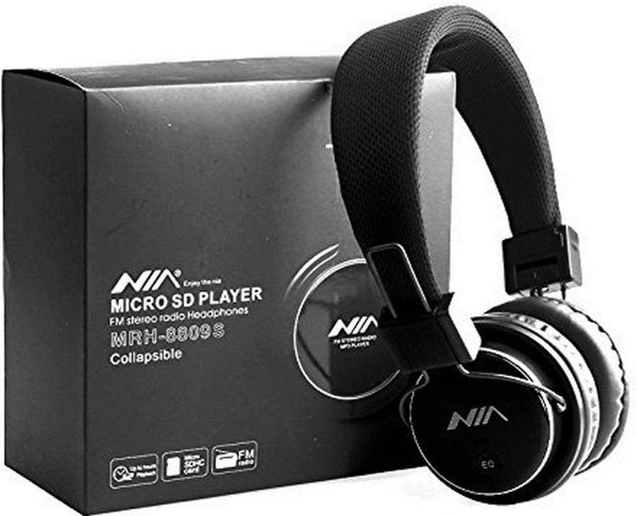 NIA Q8 Stereo Bluetooth Wireless Foldable Sport Headset - Dubai Offers Today