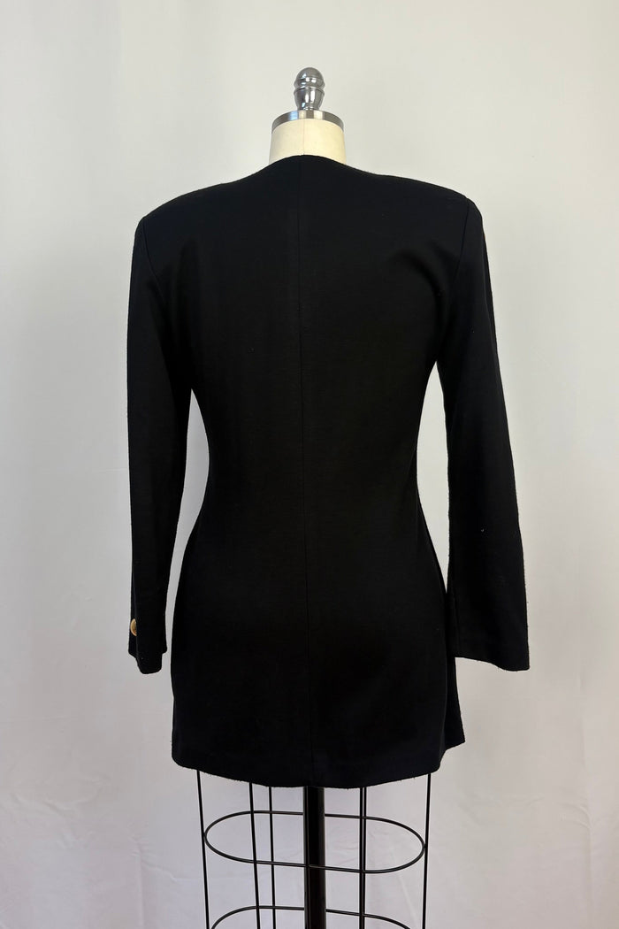 Nicole Studio Gold Stud Zip Front Cardigan