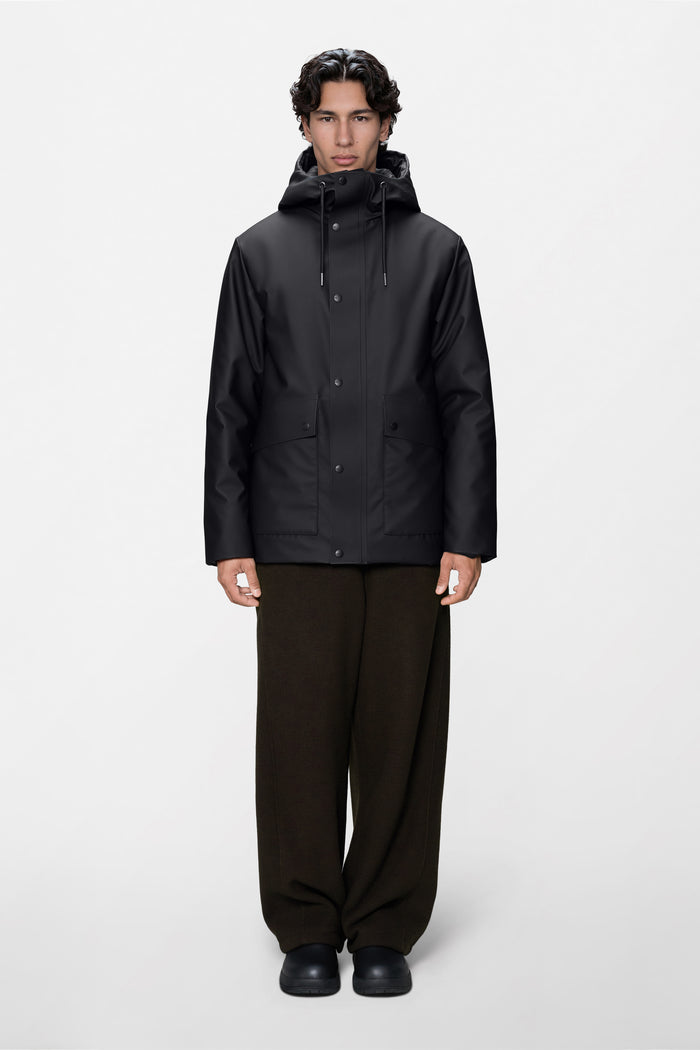 RAINS Nome Parka Black Jacket