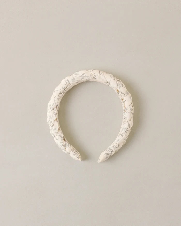 Noralee - Braided Headband - French Floral Stripe