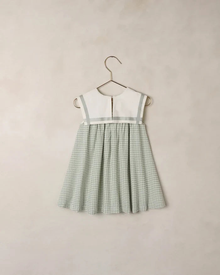Noralee - Daisy Dress - Eucalyptus Check