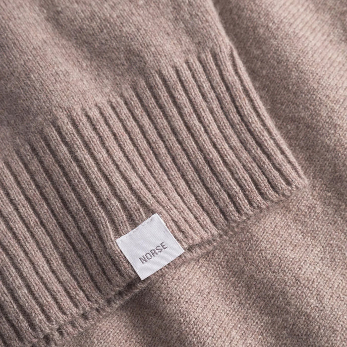 Norse Projects - Merino Lambswool Polo in Clay - Nigel Clare