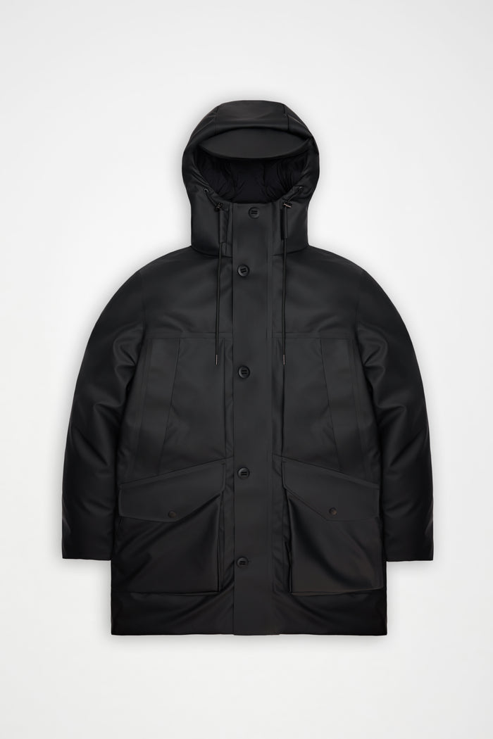 RAINS Novi Arctic Parka Black Jacket
