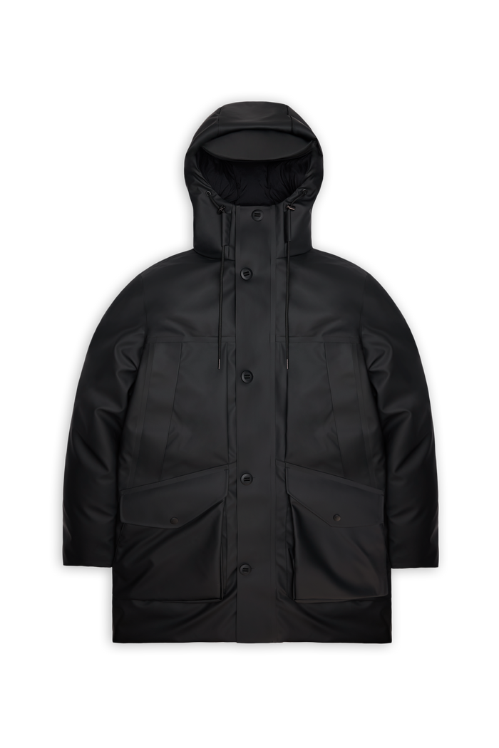 RAINS Novi Arctic Parka Black Jacket