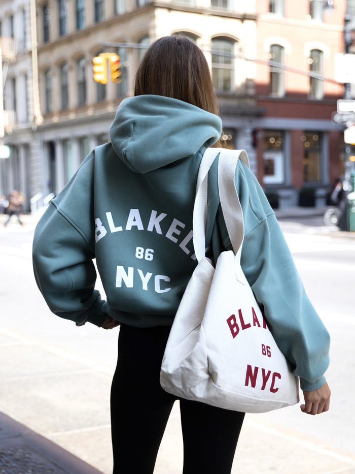 NYC Oversized Hoodie - Sage Green