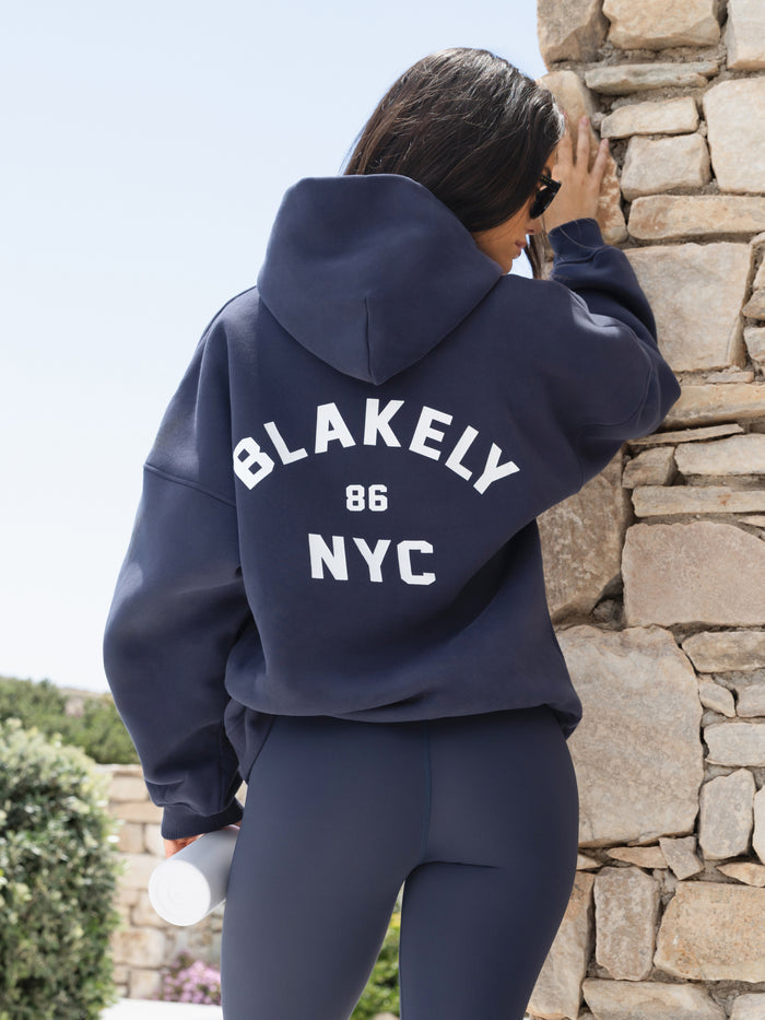 NYC Oversized Hoodie - True Navy