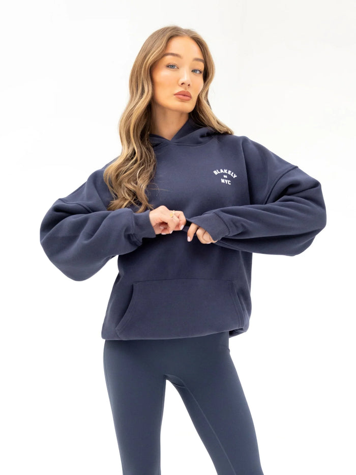 NYC Oversized Hoodie - True Navy