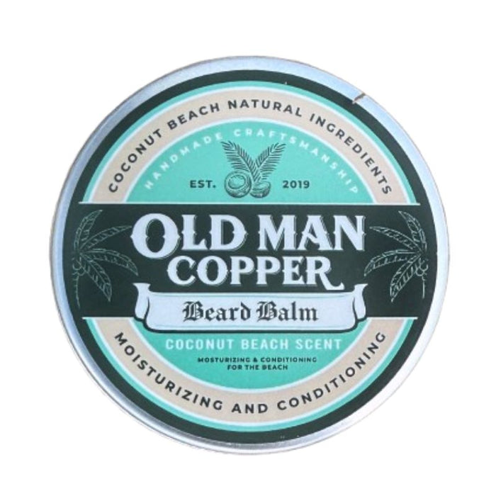 Old Man Copper "Coconut Beach" Coconut Beard Balm 4 oz