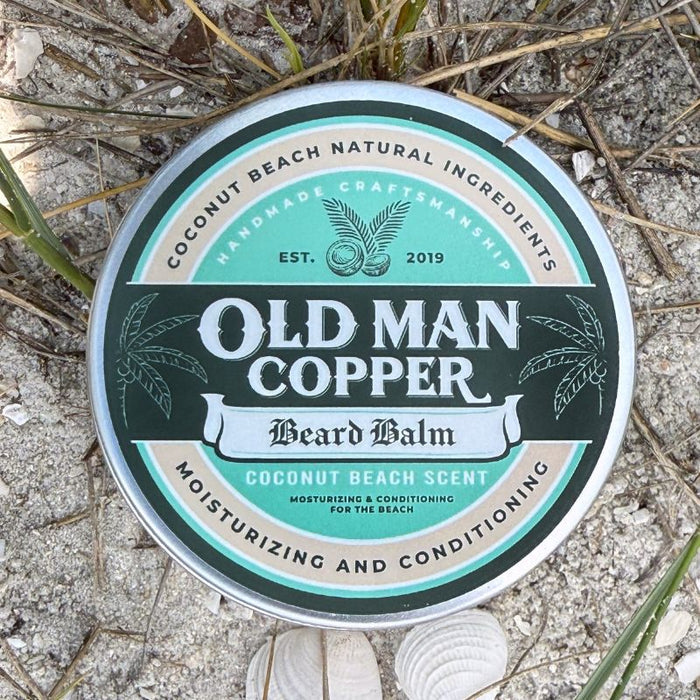 Old Man Copper "Coconut Beach" Coconut Beard Balm 4 oz